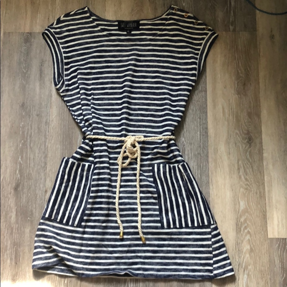 ⭐️B2G1⭐️ Cute striped dress and/or bathing suit cover up!